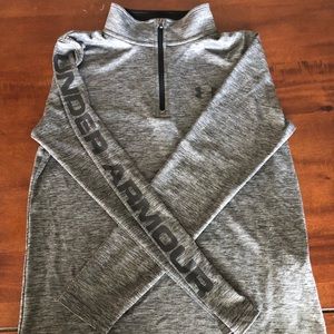 Grey dry fit under armour long sleeve
